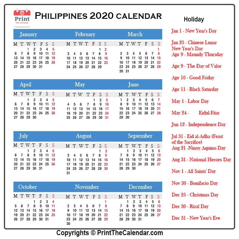 hunter carril - 2023 philippines annual calendar with holidays free ...
